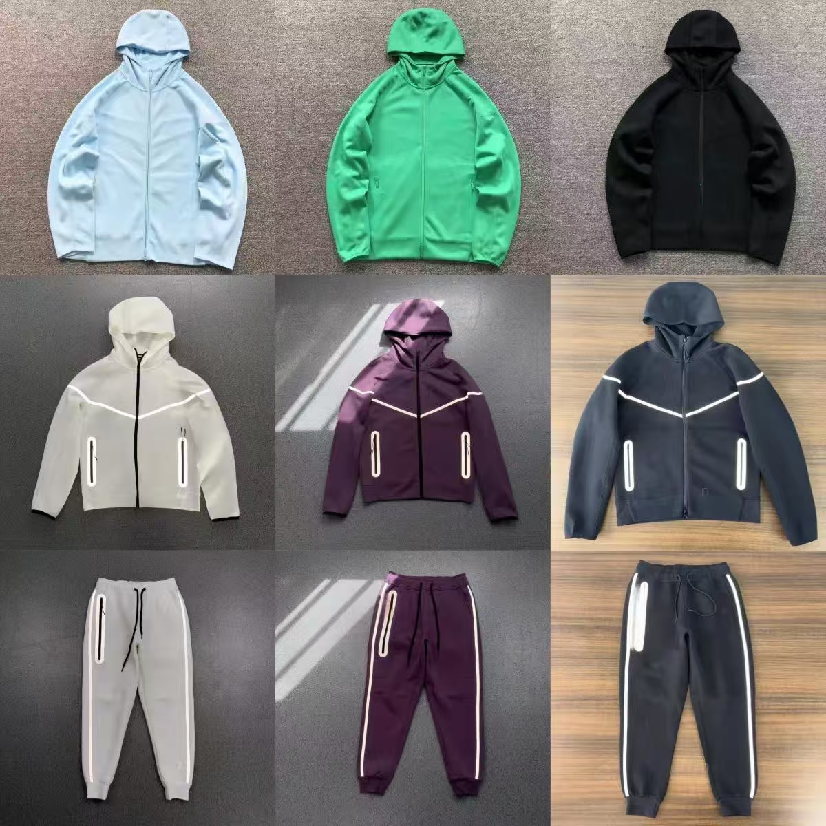hoodie thick tech fleece for mens womens tracksuits Sweatshirt sports pants hoodies fashion cotton trousers men hooded tracksuit jogger suit breathable