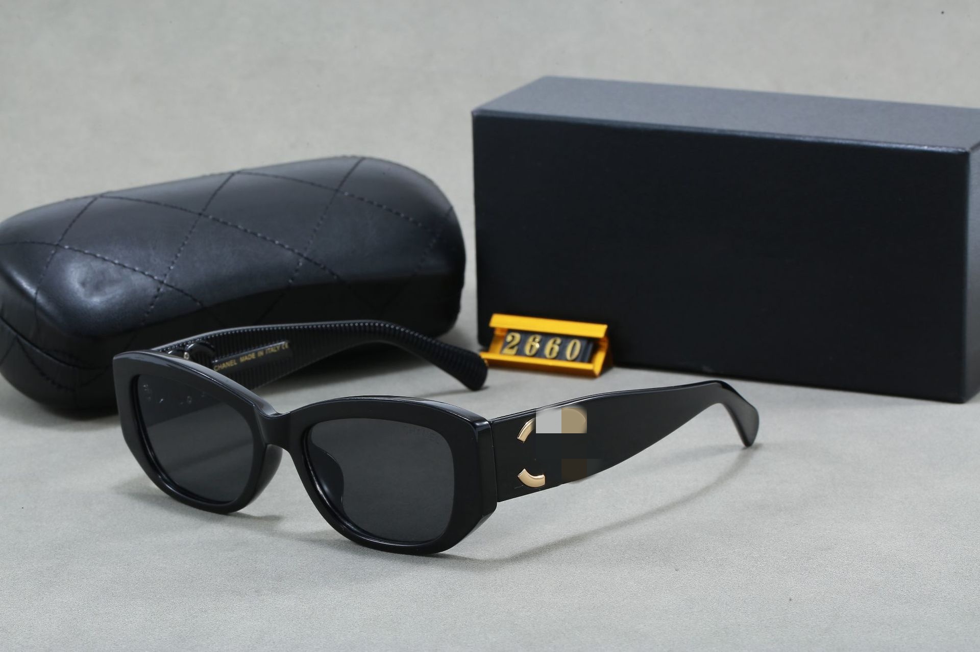 Sunglasses Glasses designer designs popular double-C sunglasses womens luxury letter combination sunglasses matching glasses