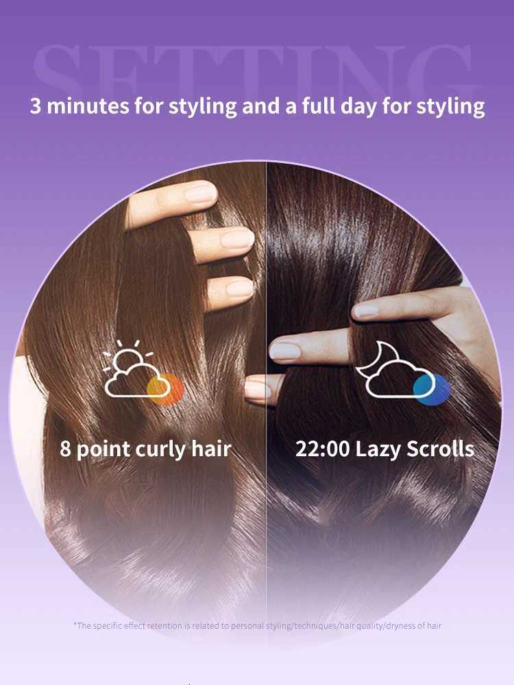 360 Auto Rotating Hair Curler Ceramic Ion Coating32 mm Beach Waves Curling Wand Anti-Scald Anti-Tangle Rotating Curling WandT251210