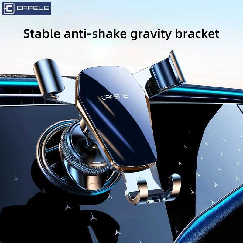 CAFELE Phone Holder in Car Mount for iphone 16 15 14 13 12 Car Cradle Universal Hands Gravity Clip Air Vent Autobile Hook C251210