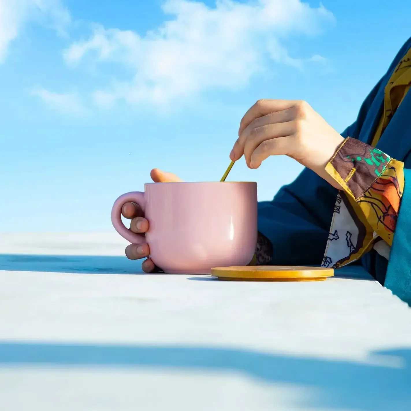 700ml Coffee Mug Large Capacity Ceramic Breakfast Oatmeal Milk Tea Cup Instant Noodles Bowl Novelty Gifts Best for Your Friends C251210