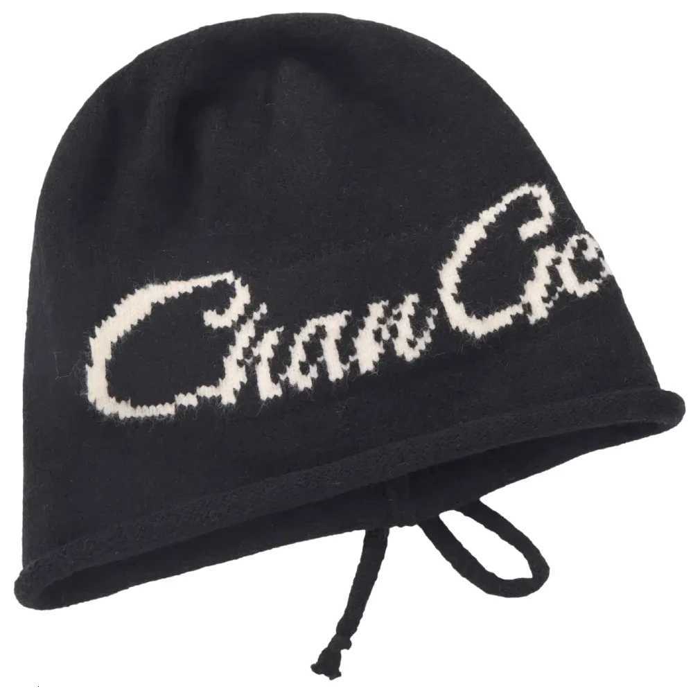 Luxury Hot Sale Slouchy Fashion Winter Hats Trendy Beanies For Women Streetwear Dandy Hat With Drawstring Winter Knitted Hats Y251209