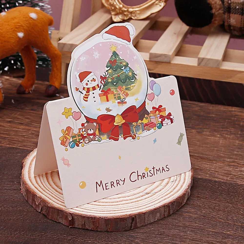 New retro Halloween Christmas Christmas message folding greeting card message Merry Christmas video H251210