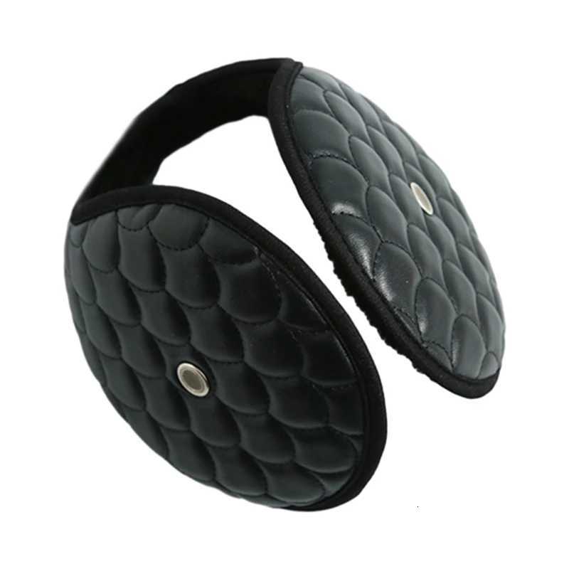 Adt Teens Waterproof Leather P Ear Warmer Winter Windproof Earmuff with Waterproof Leather Outer Cycling Skiing Keep Ear Y251210
