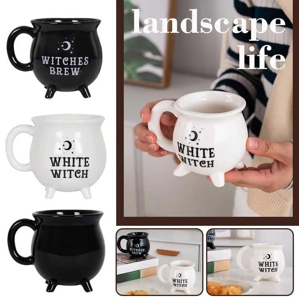 1pcs Ceramic Coffee Cup For Home Halloween Birthday Party Witch Cauldron Mug Magic Themed Drinkware Decor Unique Novelty Gift C251210