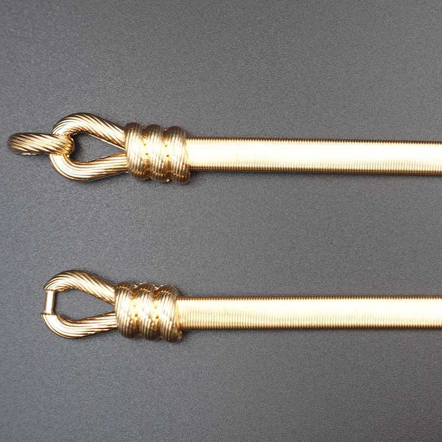 Luxury Elegant Summer Waist Chain - Adjustable Stretch Metal Belt for Dresses Holiday Date Night Jewelry Y251210