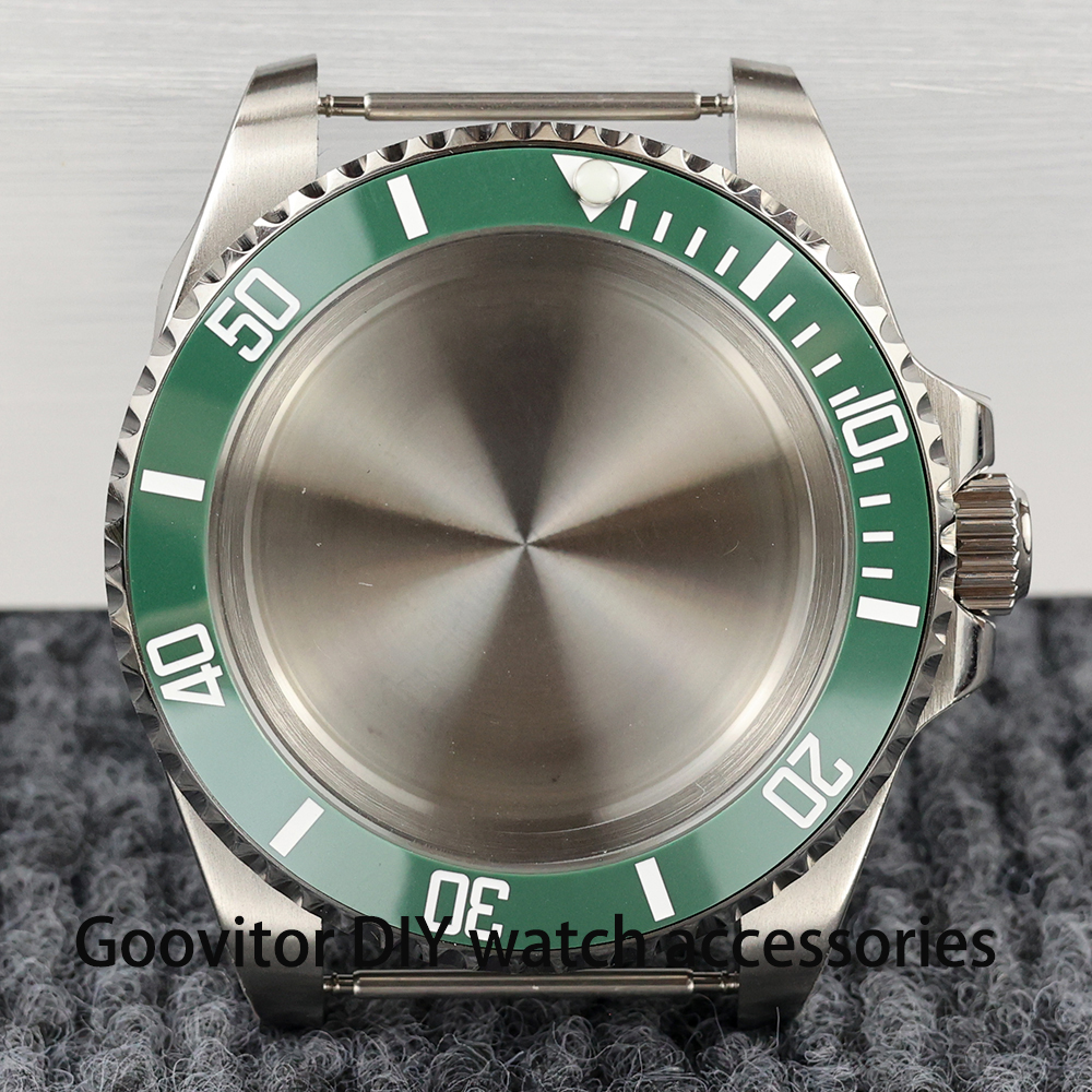 40MM NH35 Case Stainless steel Sapphire glass 100m waterproof for NH34 NH35 NH36 Movement 28.5mm Dial Submariner gmt Watch Case