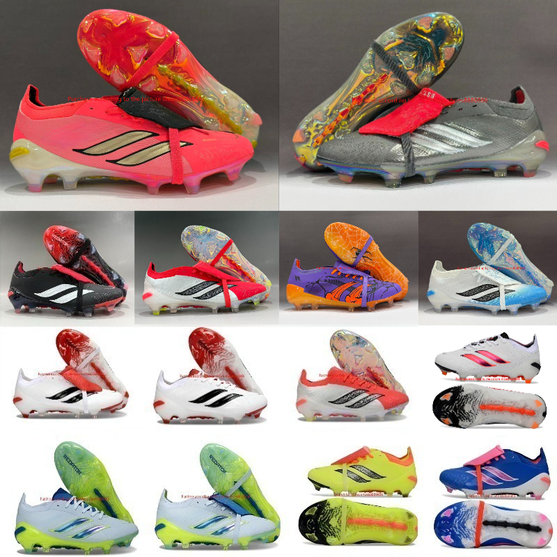 2025 Quality Football boots 26 25th Football Cleats Mens Comfortable Trainers Soft Leather Messis Strong Soccer Shoes scarpe calcio