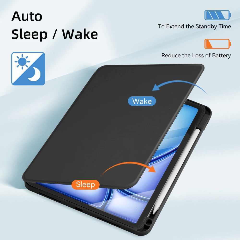 360 Rotation iPad Case for 2024 Air 11 13 M2 Pro 11 13 M4 Air 4 5 109 iPad 7/8/9th 102 10th Gen Pro 11 Pro 129 Mini 6 Cover H251210