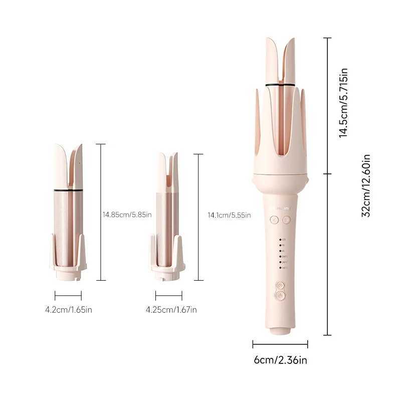 Automatic Hair Curler Negative Ion Ceramic Curling Iron - 40mm Large Wave Perm for Home Use Lazy Person Electric Curling WandT251210
