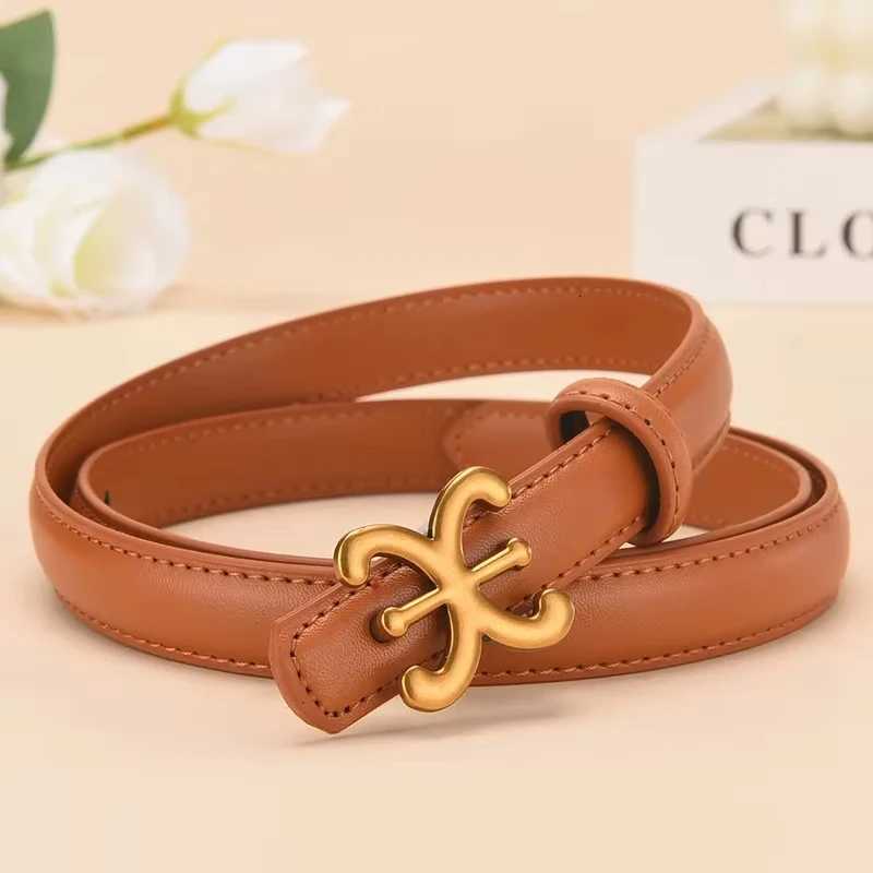 Luxury Luxury Designer Belts for Women Brand Trendy Female Belt with Gold Buckle Genuine Leather Waistband Fashion Casual Belts Y251210