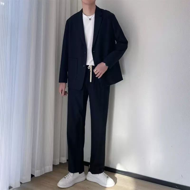 T2606 Suit Set for Men and Women, Formal Slim Fit Three-Piece Suit, Groom's Wedding Attire Jacket