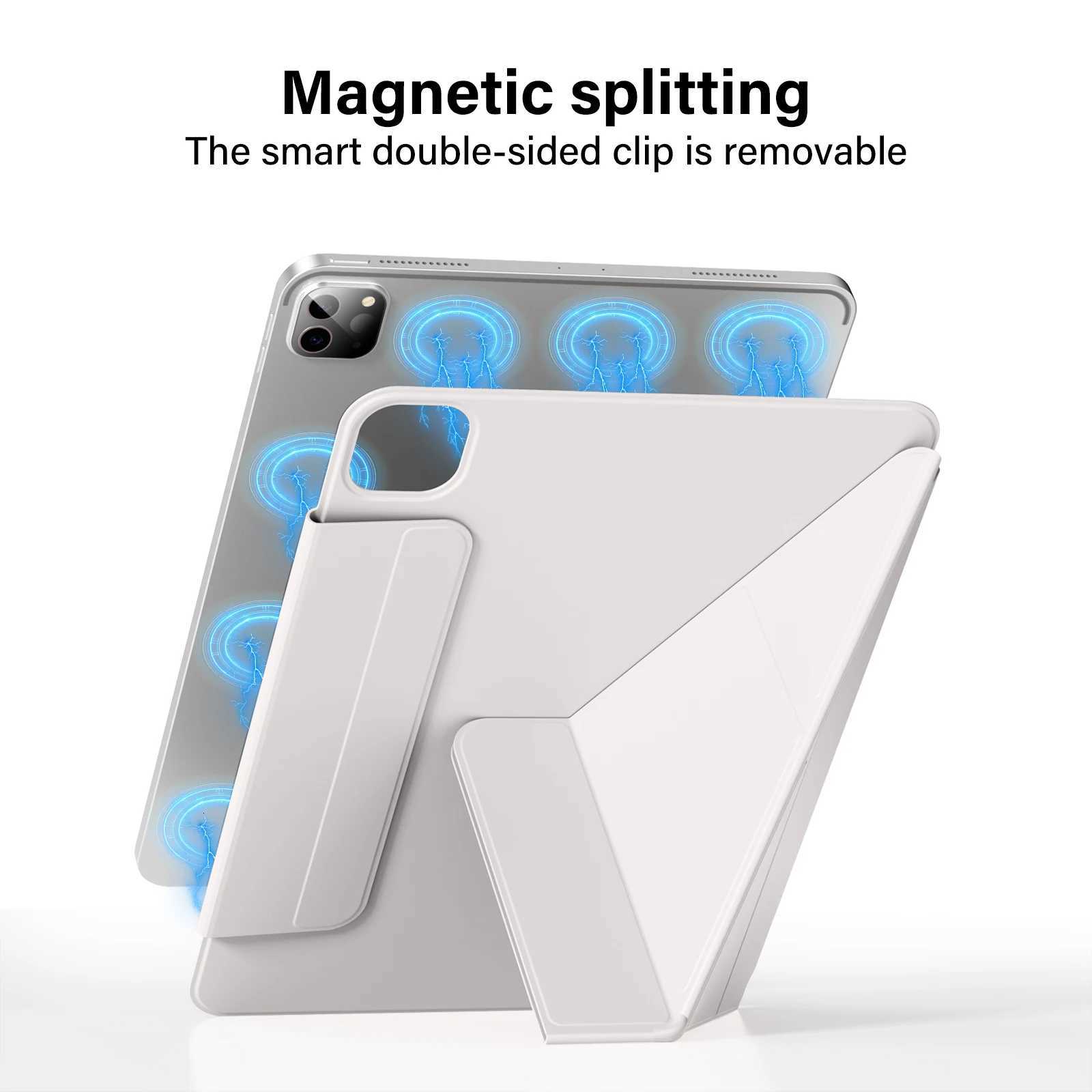 ZOYU Case Magnetic for iPad Pro 11 13 inchFor iPad Pro 129 Air 11 Ai/5 109 With Magnetic Detachable Y-Shaped Folding Cover H251210