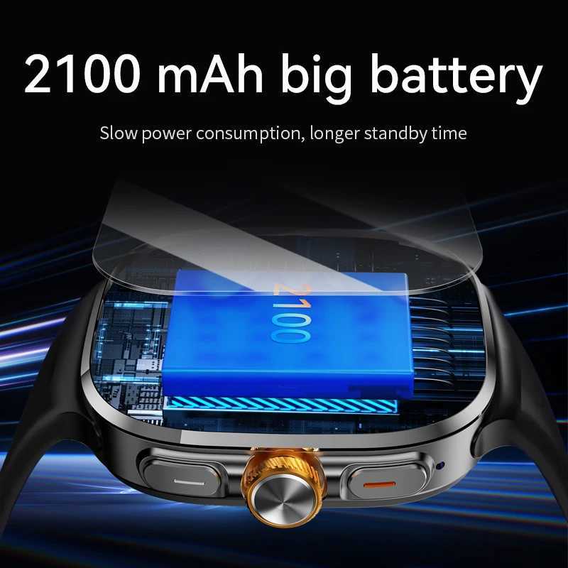 5G/4G Full Network Smart Watch Men 240 inch AMOLED Sn 8GB128GB RAM 900W Camera GPS WIFI Google APPS Android 90 SmartwatchXJ251210