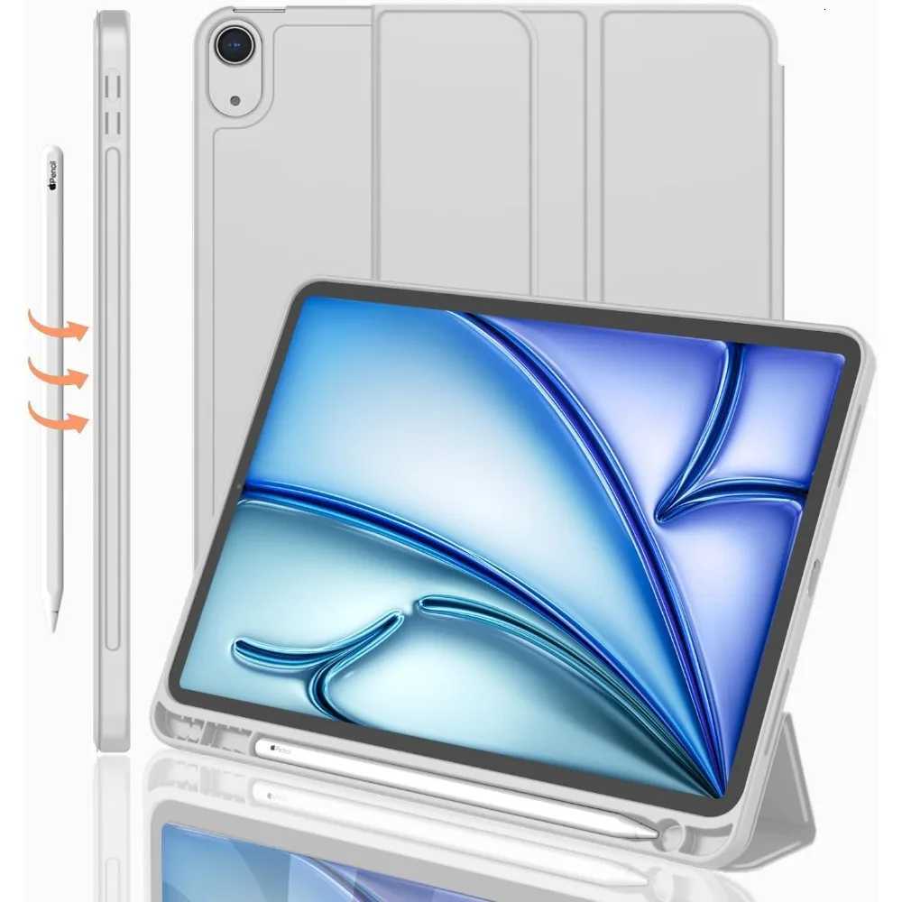 Case for iPad Air 1 2 3 4 5 6 Smart Cover with Pencil Holder iPad A16 97 102 7th 8th 9th 10th 109 Pro 11 2024 case Funda Capa H251210