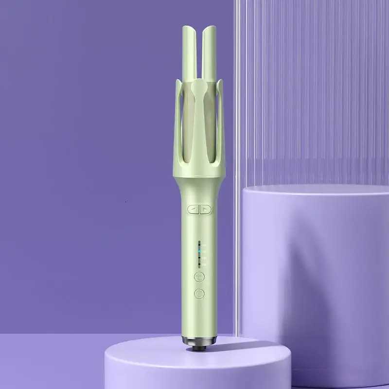 Automatic Hair Curler 32mm Negative Ions Electric Ceramic Curling Hair Stick Rotating Curl Waves Anti-Tangle Curling Iron StylerT251210