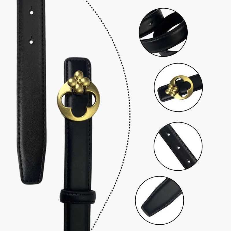 Luxury Vintage Belt for Women Casual Loose Business Office OL Style Simple High-End Waist Accessory for Jeans Y251210