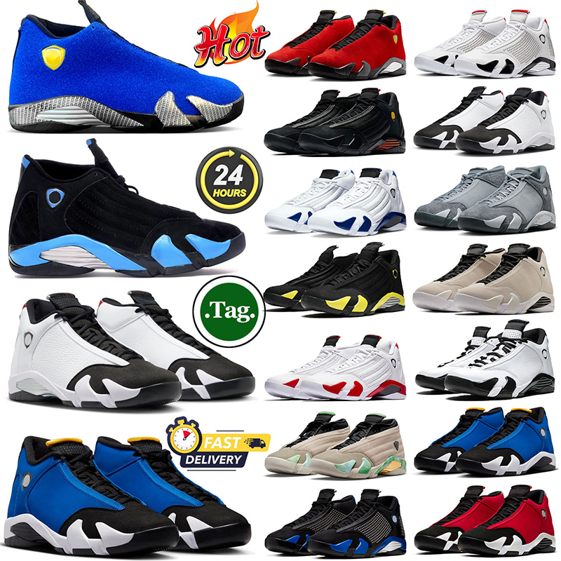 14 14s basketball shoes men Black Toe University Blue US Open Oxidized Green Thunder Desert Sand mens trainers outdoor sneakers