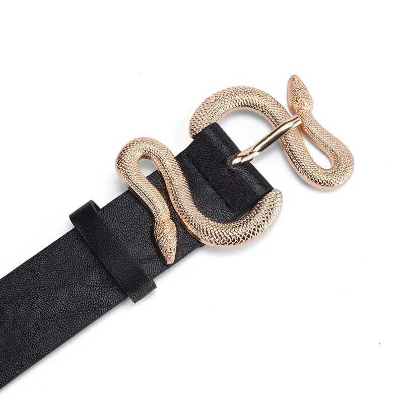 Luxury Womens Belt Trend Retro Snake Buckle Belt Fashion Casual Pu Leather Belt With Dress Jeans Belts Gift For Women and Girlfriend Y251210