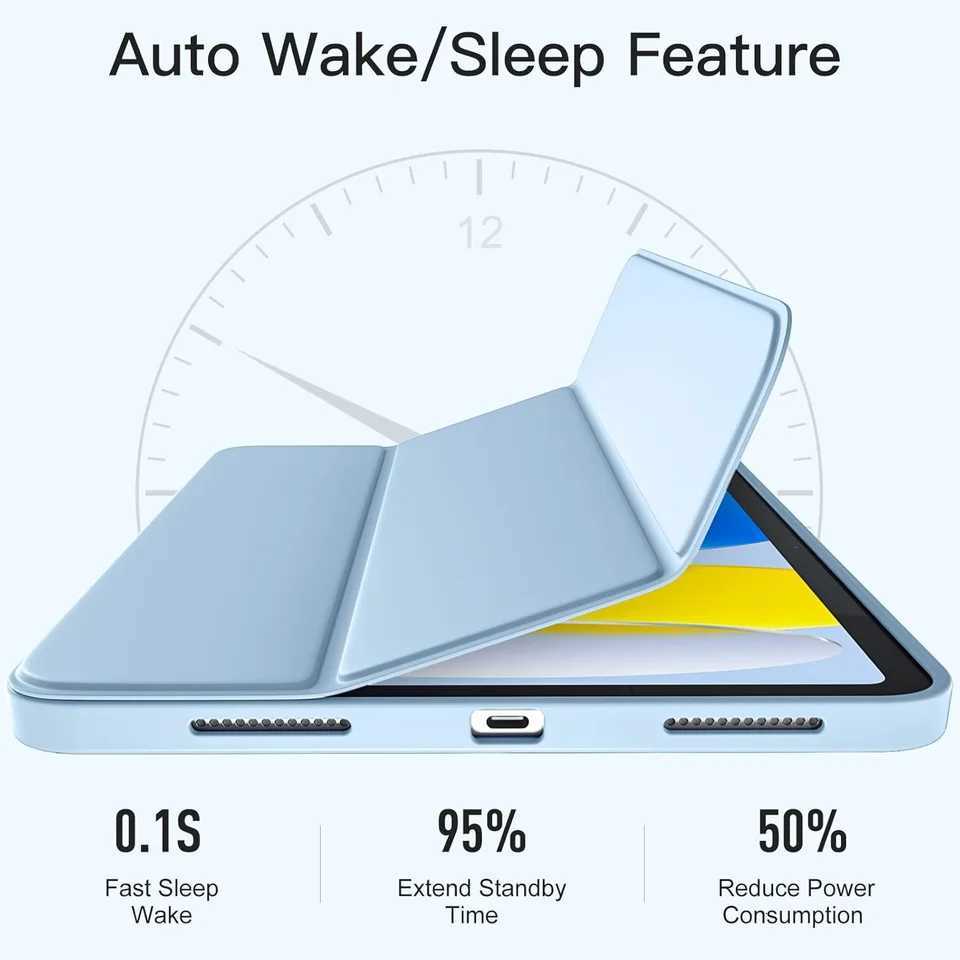 Slim Tri-Fold Stand Case For Tab P11 Gen 2 115 2023 TB350FU Tablet Cover with Auto Sleep Wake Adjustable Stand H251210