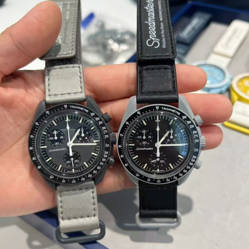 Bioceramic Planet Moon Mens Watches Full Function Quarz Chronograph Watch 42MM Luxury Designer Movement Watches High Quality Wristwatches