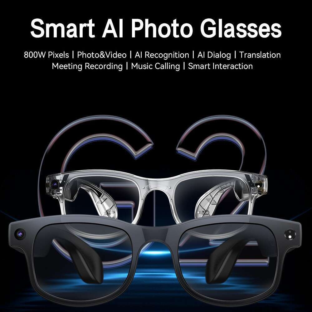Famous Brand G Smart Glasses Photo And Video Million Pixels Music Listening Cycling Bluetooth Real Time Translation designer Sunglasses