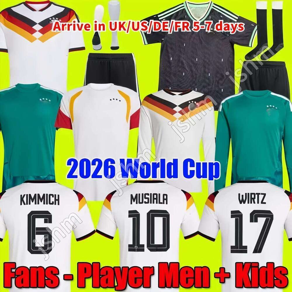 Germany jersey 2026 World Cup 26 soccer jerseys Kit Women football shirts men kids set goalkeeper Deutschland HAVERTZ GNABRY Long sleeves goalkeeper training888