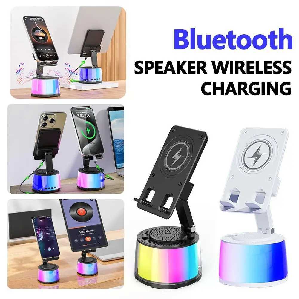 Cell Phone Holder Stand With Speaker Adjustable Desktop Live Lazy Tablet Bracket port Portable Wireless Speaker C251210