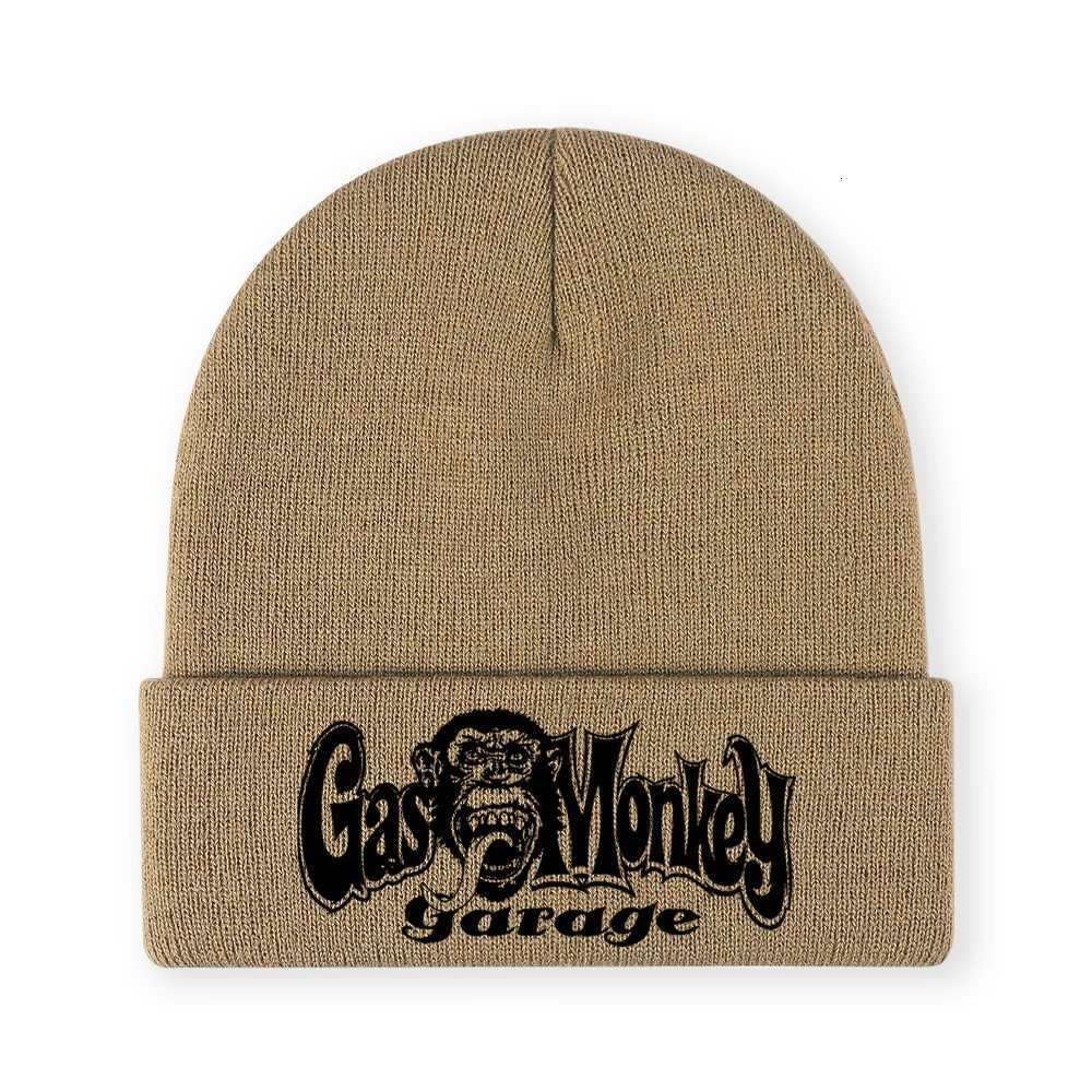 Luxury 1pcMonkey Acrylic knitted beanie outdoor headwear accessory windproof and warm ski hat 100 acrylic slightly elastic Y251209