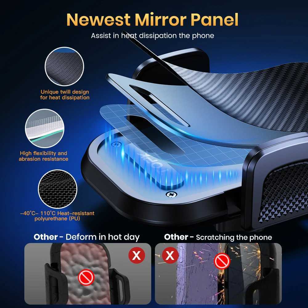 TOPK Universal Cell Car Phone Holder Mount 360Rotationfor Air Vent Dashboard Windshield Suction Cup Stand for iPhone Phones C251210