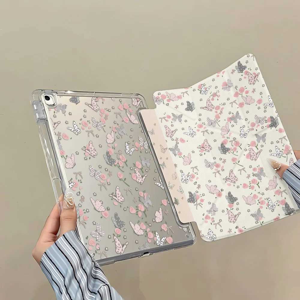 For iPad Pro 11 129 13 inch M2 M3 2025 A16 11th 10th Generation 109 Air 5 4 9th 8th 7th 102 Mini 6 Smart Case With Pen Holder H251210