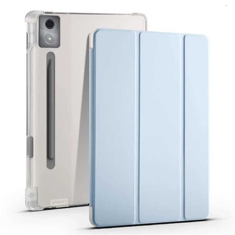 For Idea Tab Pro Case TB373FU with Pencil Holder PU Leather Soft Back Stand Cover for Xiaoxin Pad Pro 2025 TB375FC 127 H251210