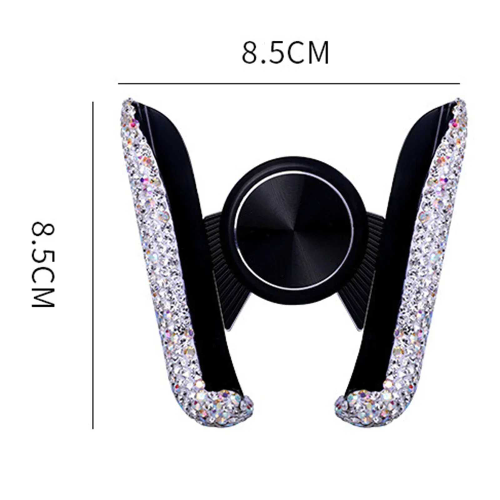 Crystal Car Phone Holder Car Air Vent Mount Clip Mobile Phone Holder Wan Diamond Auto Phone Bracket Interior Accessories Amagi C251210