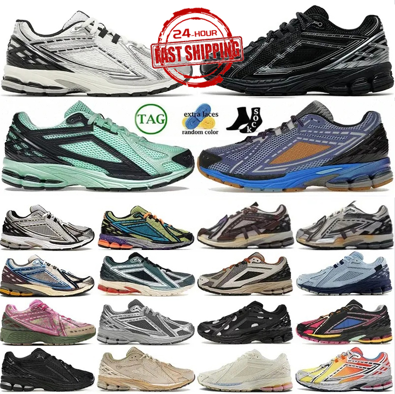 Designer 1906R Running Shoes 1906D Shoes Protection Pack New Mens Sneakers Silver Black White Metallic Gold Leather High Quality Womens Trainers EUR 36-45