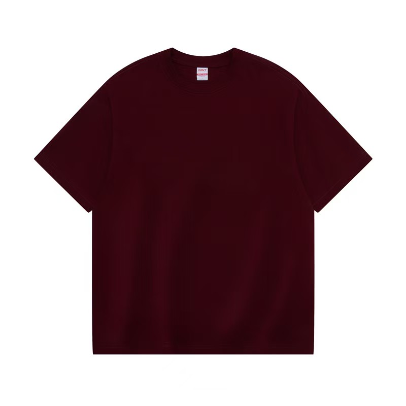 Unisex Oversized Brown Crew Neck T-Shirt Short Sleeve Loose Fit Casual Basic Tee for Daily & Street Style CF26271
