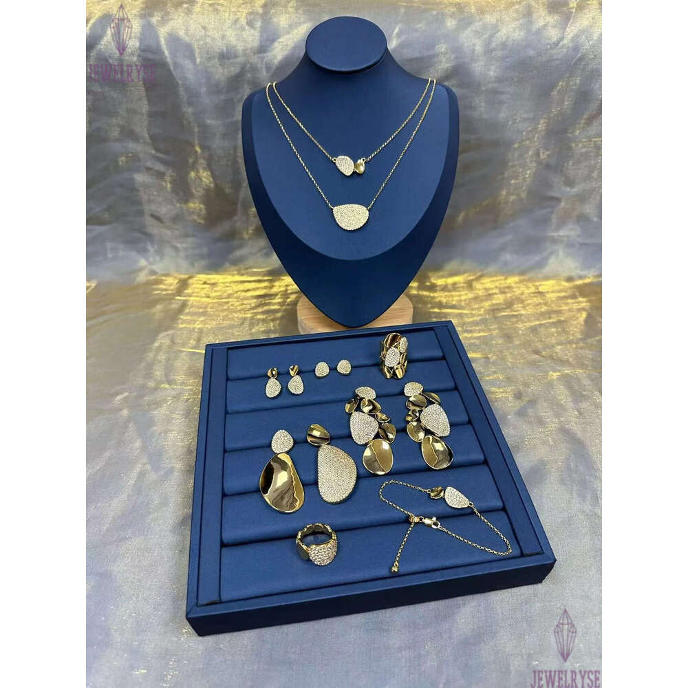 luxury 18k gold silver bling diamond for women men couple rings love drop waterdrop charm geometry round nail lovers ring jewelry