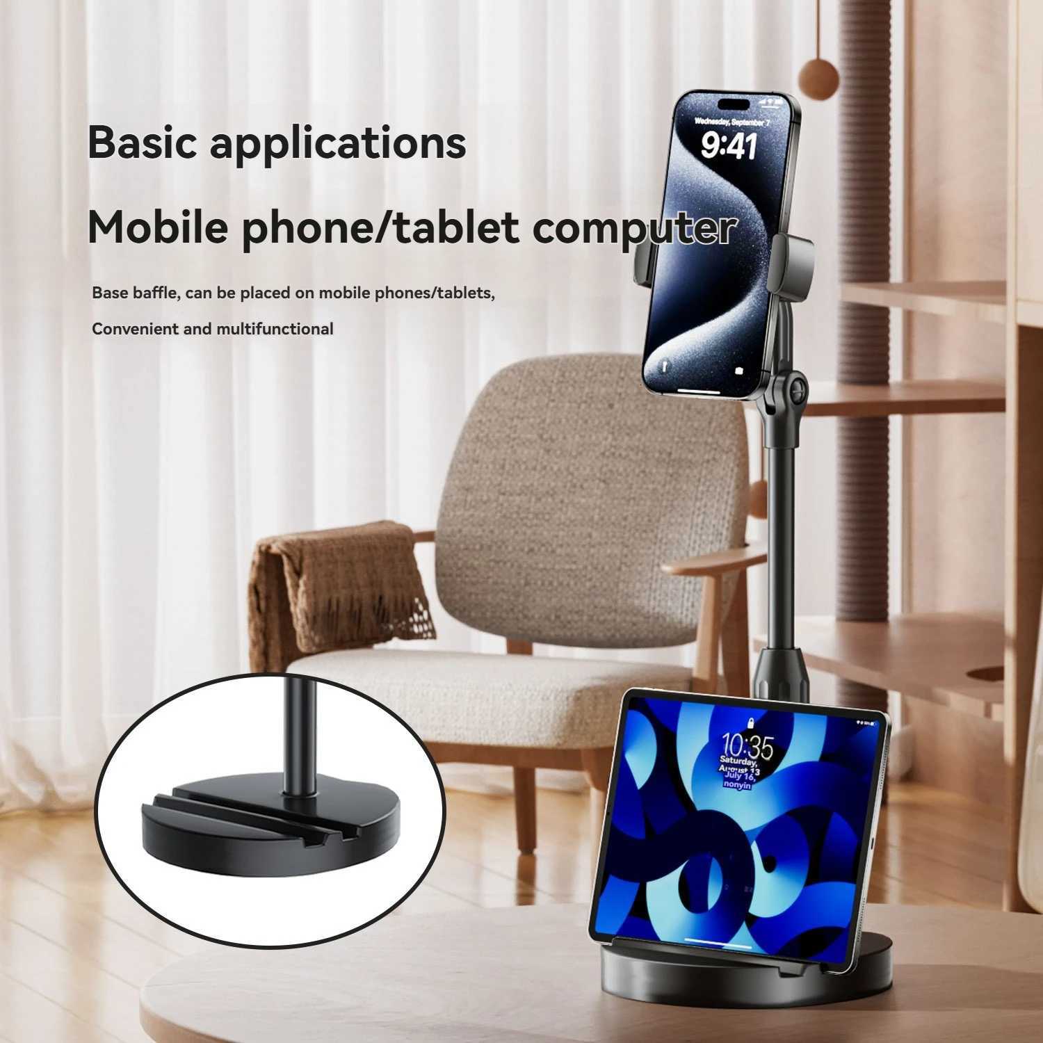 Special for you Exclusive offer 360 Rotatable Weighing Anti-slip Base Desktop Lazy Folding Adjustable ible Phone Stand C251210