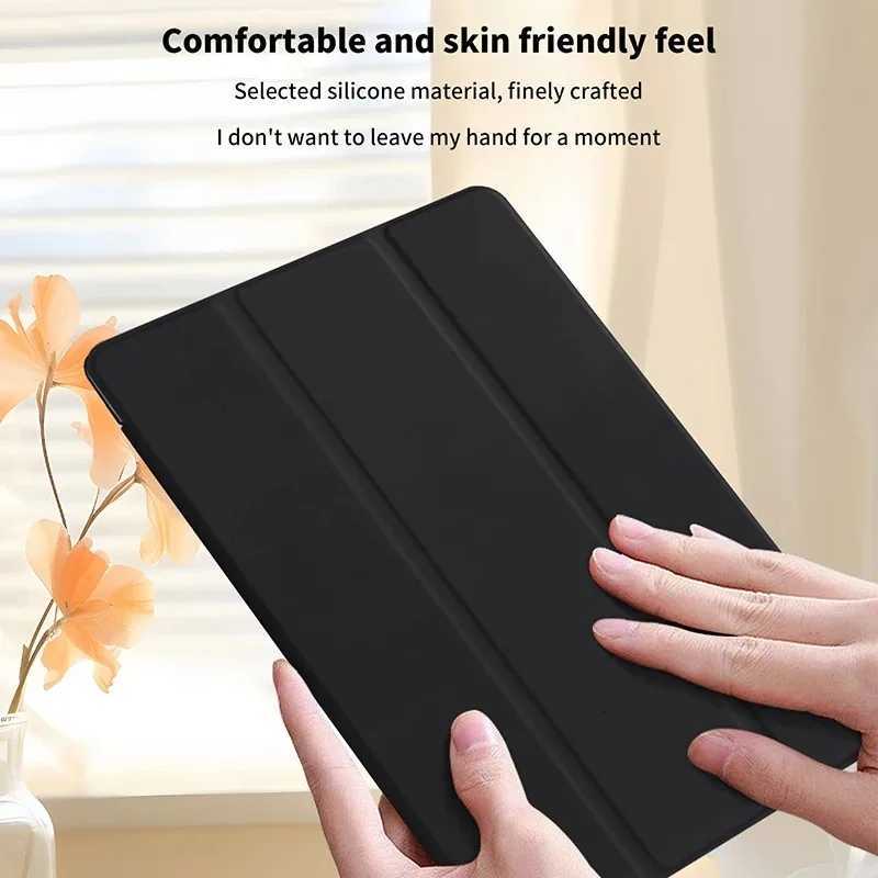 2025 New for Galaxy Tab A11 Plus A9 2025 S11 S10 Lite FE Case 11 Flip Stand Magnetic Soft Liquid Silicone Back Cover H251210
