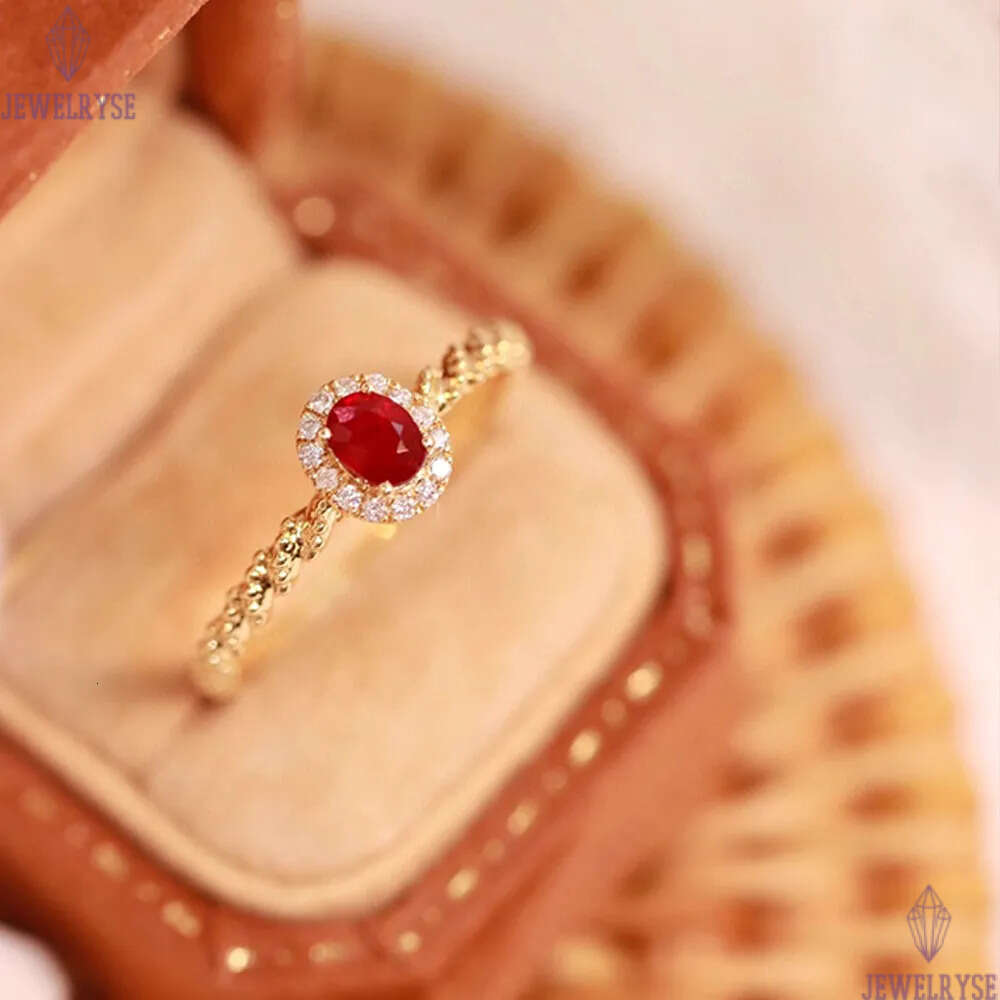 S925 sterling silver retro vintage oval designer ring for women girls 18k gold shine cz zircon red crystal stone charms elegant wedding engagement rin