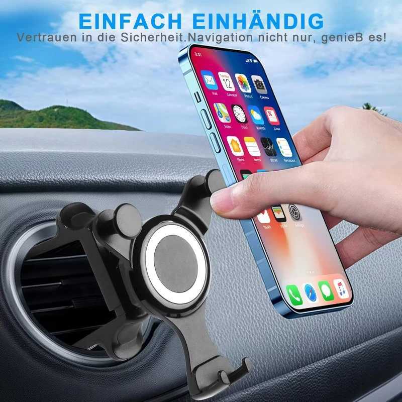 Car Round Air Outlet Holder for Your Mobile Phone for Benz A B C E S Class Gla Glc Gle Gls AMG W205 W213 E200 W247 A250 C251210