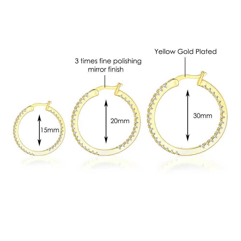 Punk Round Hoop Earrings For Women Fashion Crystal Small Circle Gold Color Cartilage Earings Girl Party Jewelry Accessories E398XJ251210 - view 7