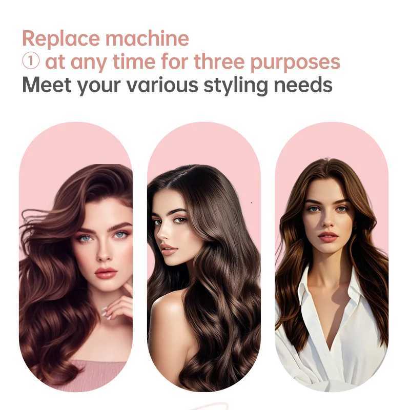 Automatic Hair Curler Negative Ion Ceramic Curling Iron - 40mm Large Wave Perm for Home Use Lazy Person Electric Curling WandT251210
