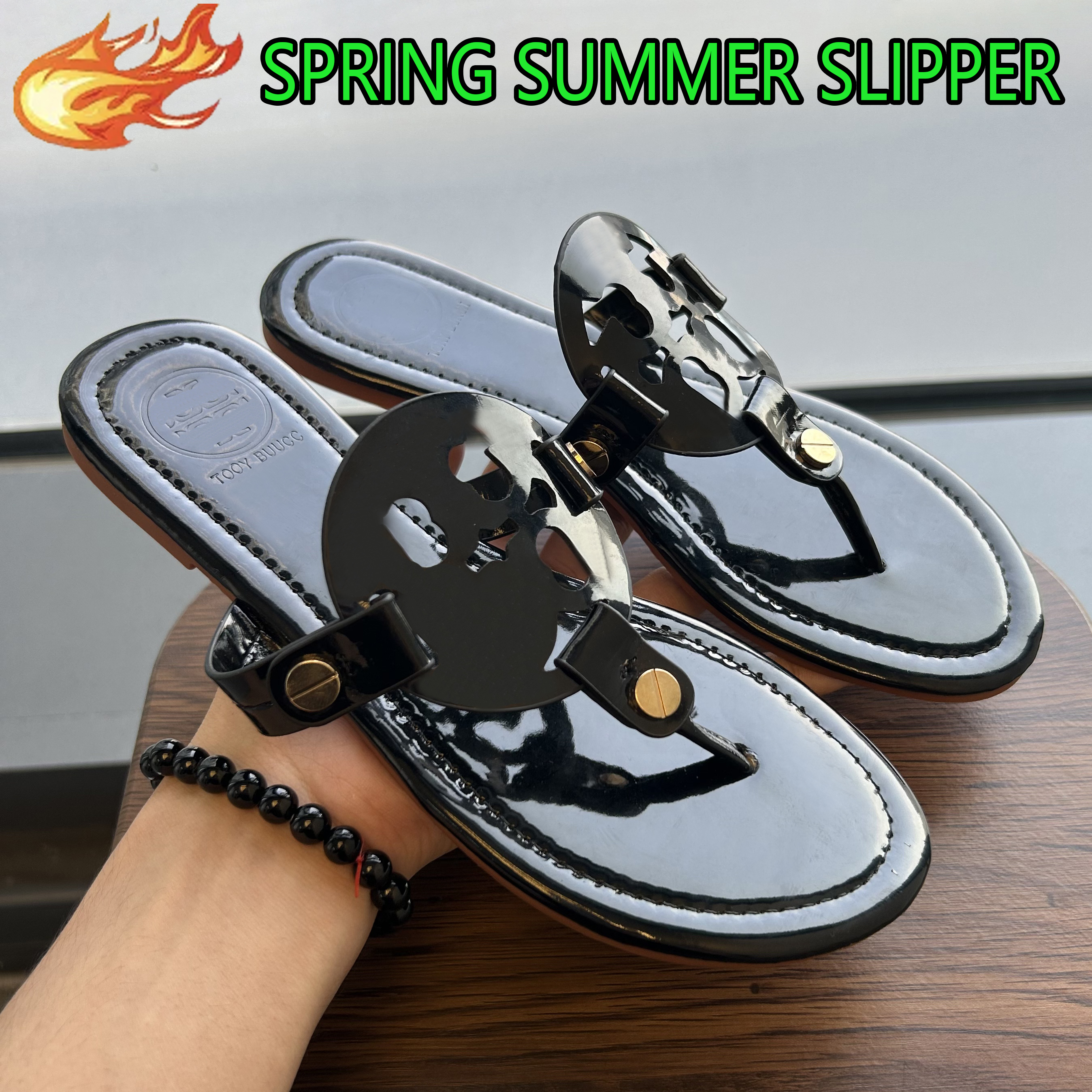 Toryly Sandals Women Slippers Luxury Fashion Spring Summer Beach Slipper Designer Slipper Top Quality Paint Finish Hot selling in spring summer Sandals