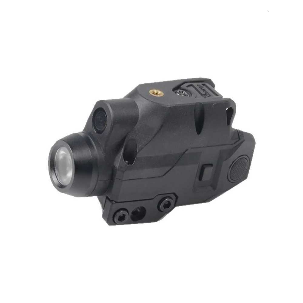 Powfull 2 in 1 Tactical LED Flaslight Combo Red/green Laser Type C Rechargeable Gun Light for Outdoor Hunting Fits 20mm Rail Z251210