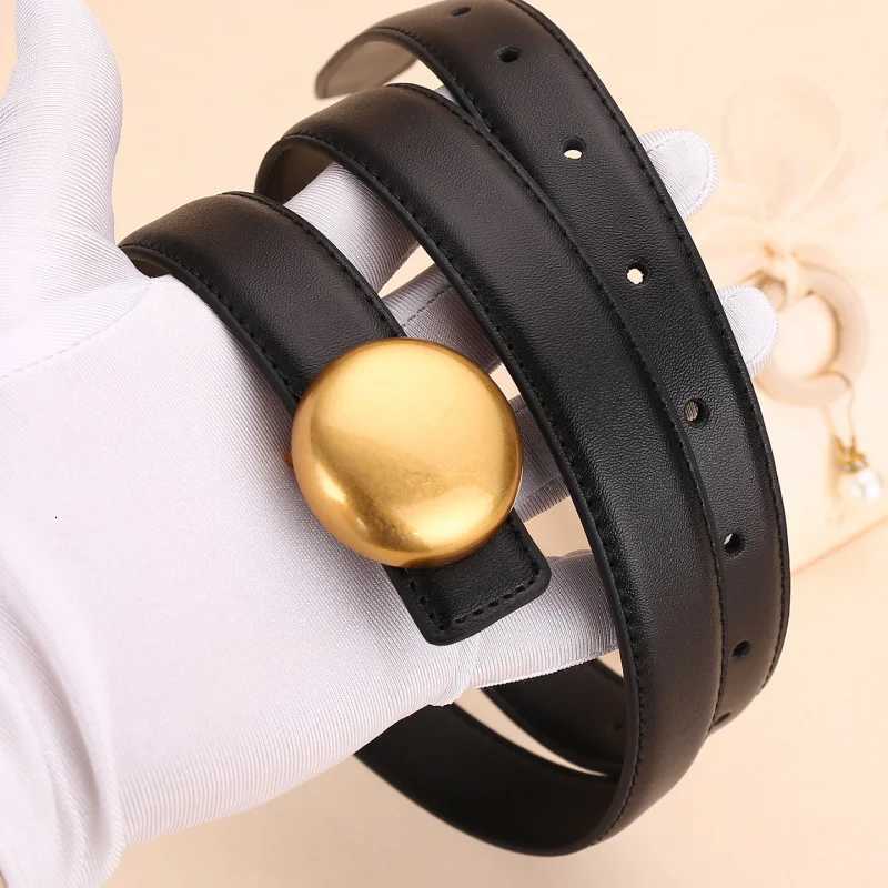 Luxury Winter New 25cm Leather Womens Belt Genuine Leather Belt Fashion Accessory Multi-Purpose Waist Belt High-Quality Feel Jea Y251210
