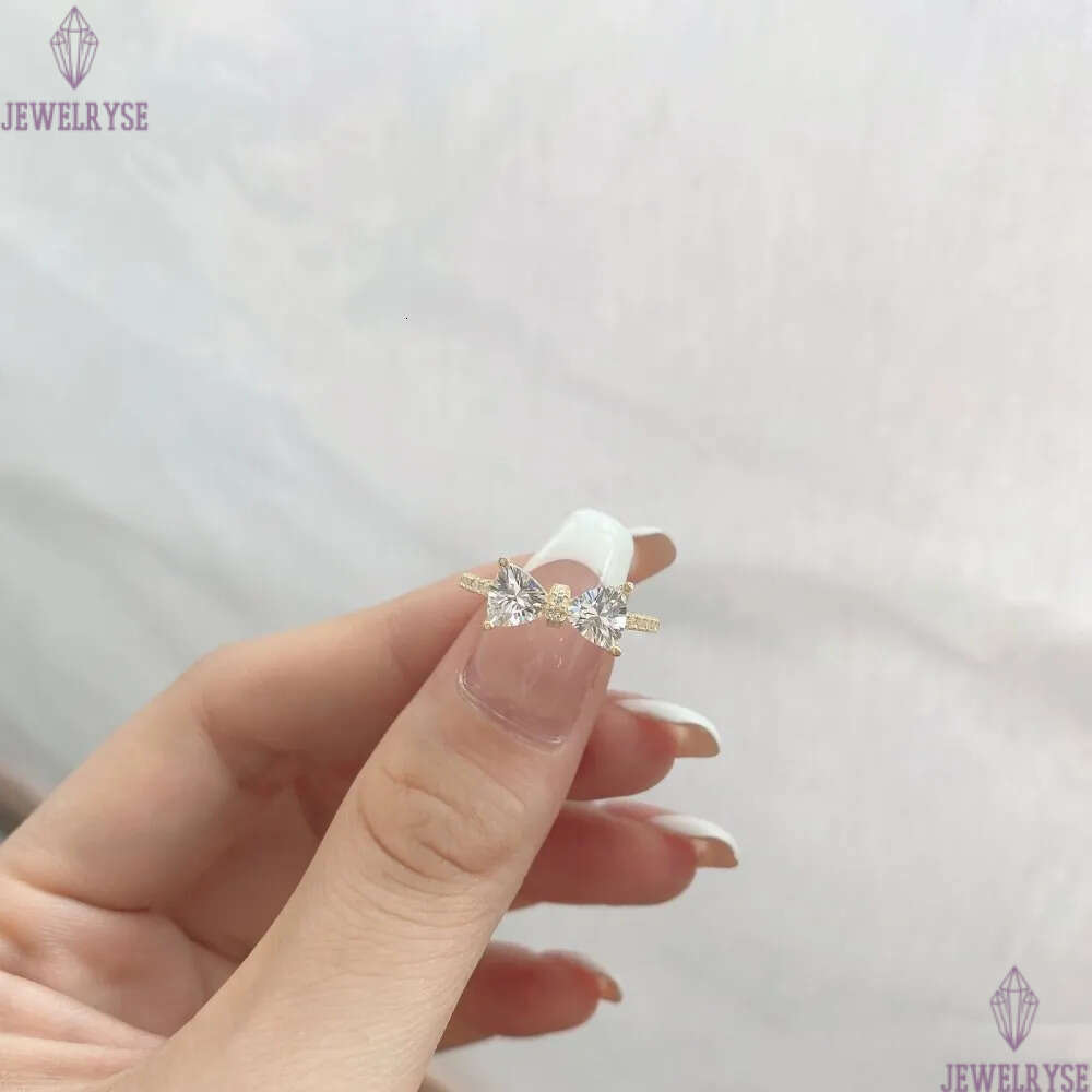 S925 sterling silver bowknot designer ring for women girls lovely bow knot luxury cz zircon stone charms elegant rings jewelry
