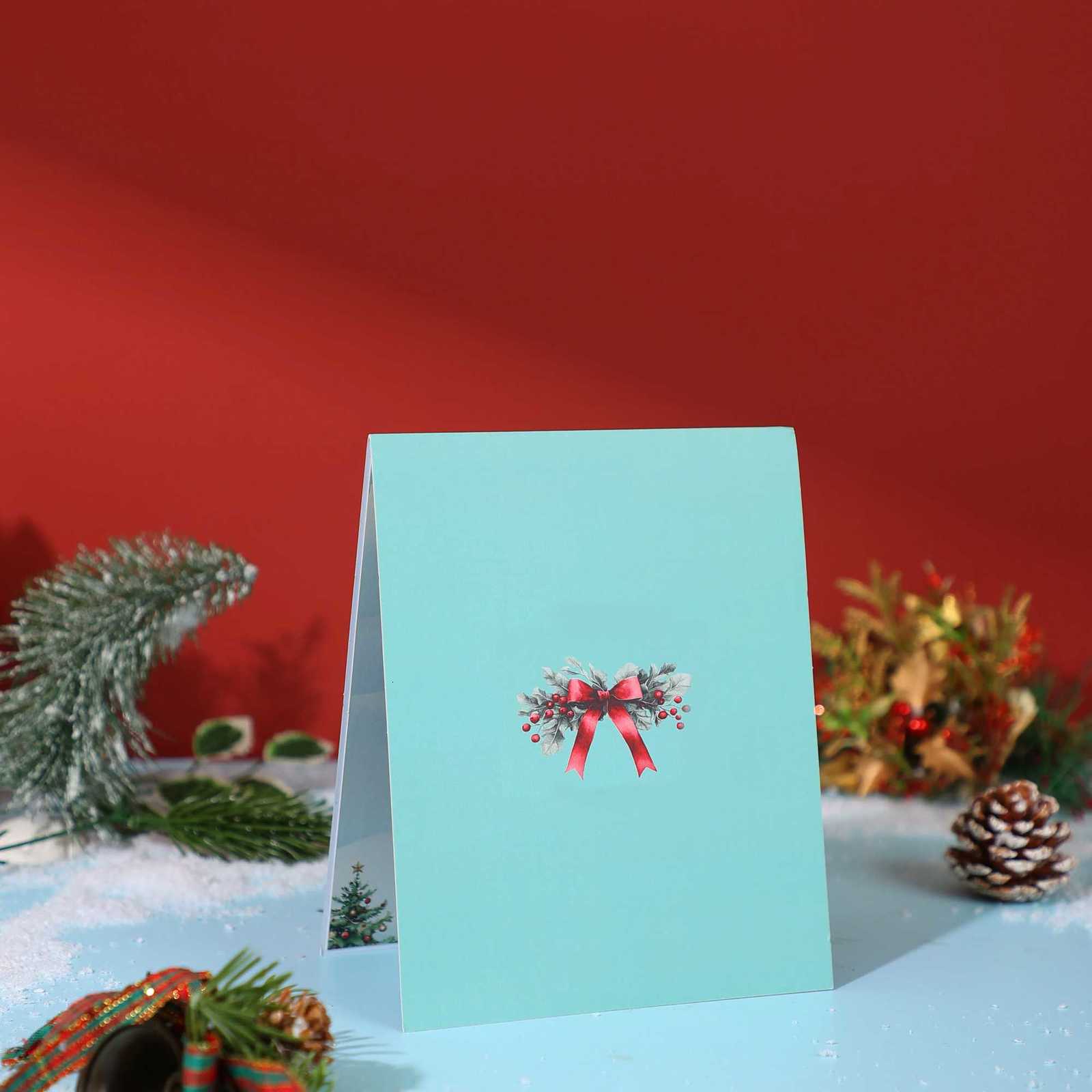 Christmas-Themed Greeting Card Featuring Jolly Christmas Bells Perfect for Spreading Holiday Cheer During Christmas Season H251210