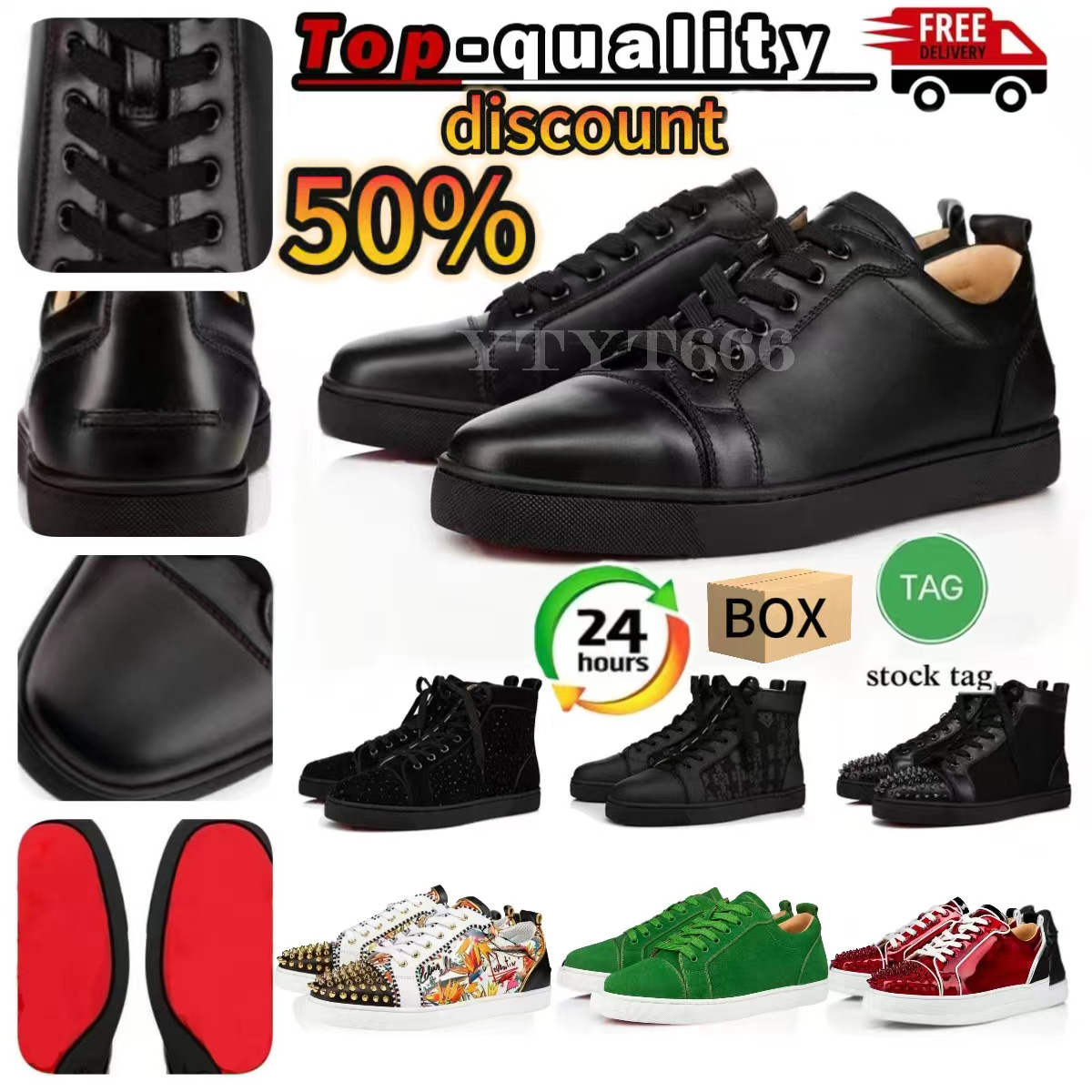 Designer dress shoes Red Casual Shoes Glitter Grey Rivets Leather Suede Men Women Fashion Spikes Luxury classic Office Career Wedding Trainers size 36-45