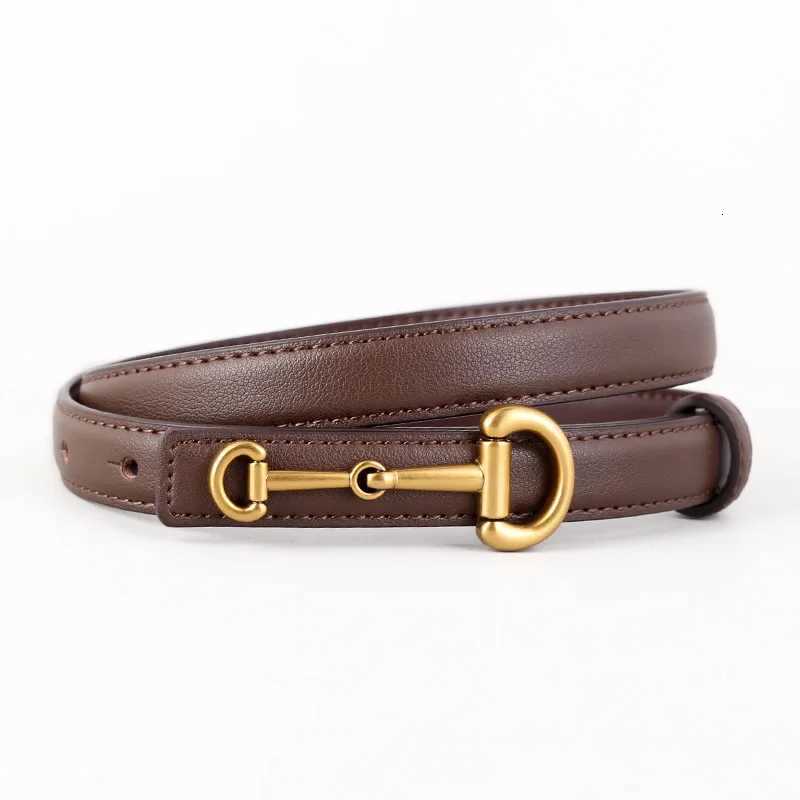 Luxury New Fashion High Quality Genuine Leather Belt Women Matching Jeans Gold Buckle Belt Womens Luxury Soft Black Belt Cinturones Y251210