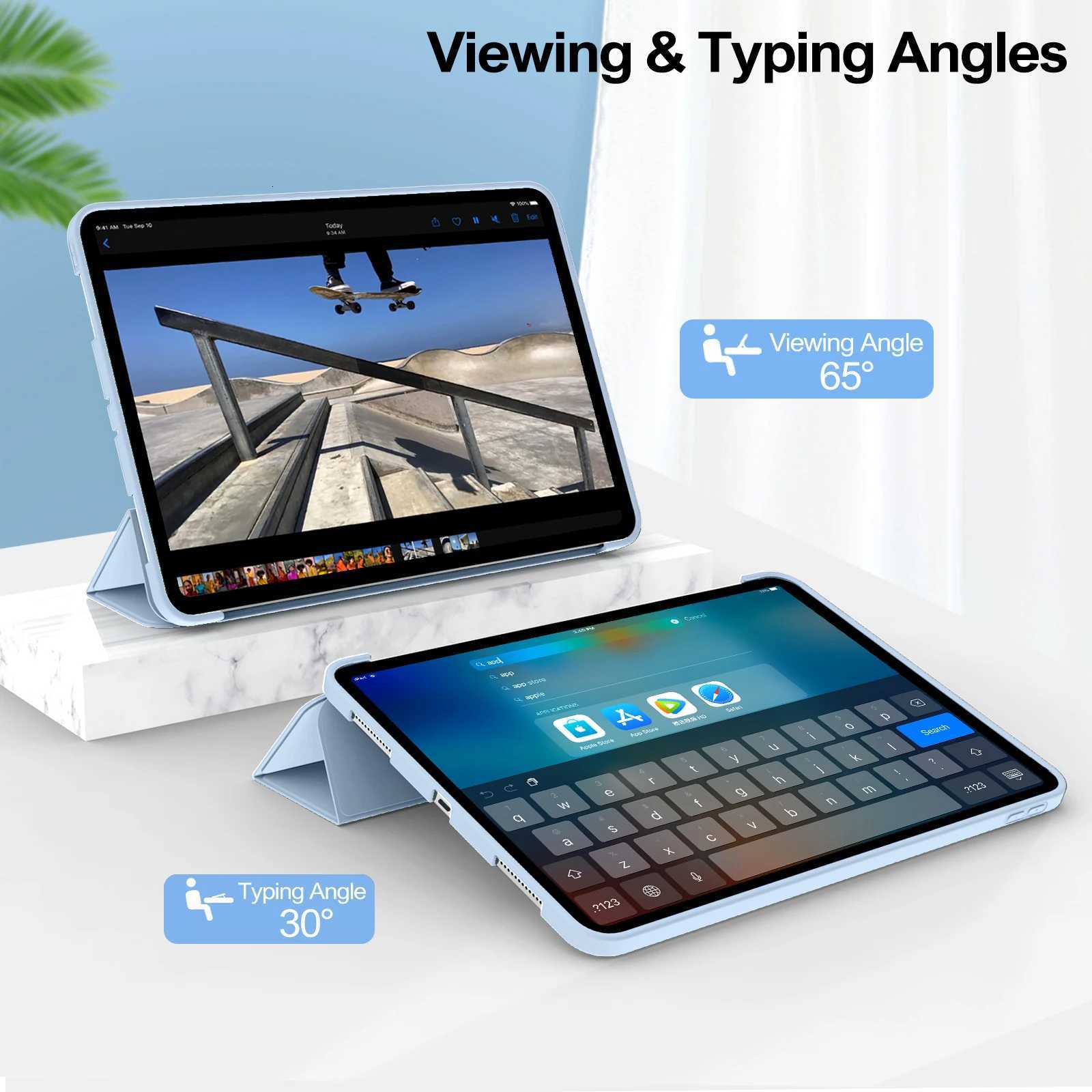 For iPad mini Air Pro 79 83 97 102 109 11 129 13 A16 5th 6th 7th 8th 9th 10th 11th Generation Magnetic Flip Smart Cover H251210